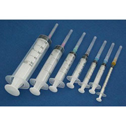 Disposable 3cc Syringe LEUR LOCK