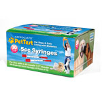 Advocate PetTest .5cc Insulin U-40 Syringes