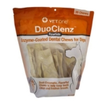 DuoClenz Enzyme-Coated Dental Chews for Dogs